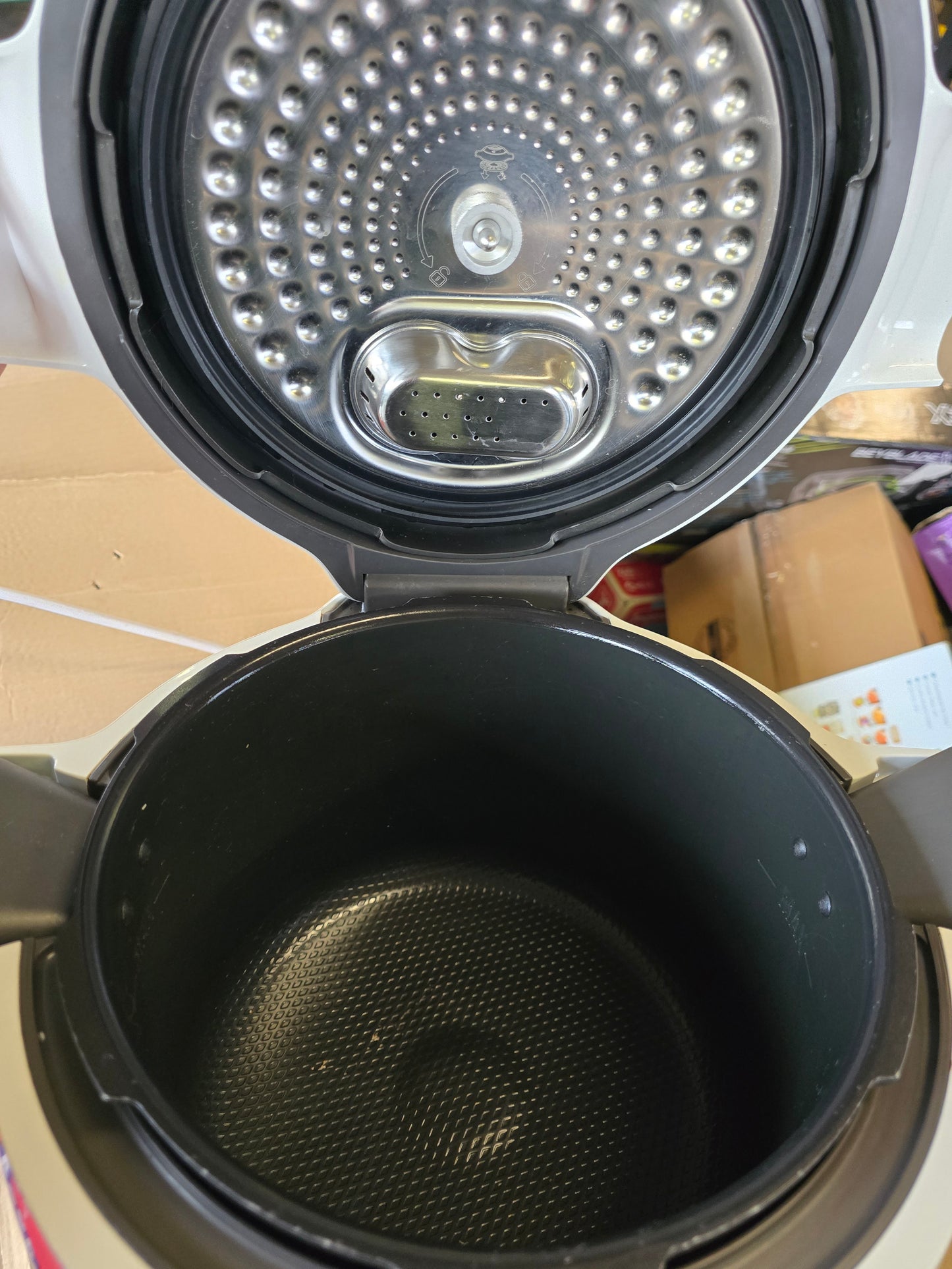 Moulinex Cookeo, 6l, 1600 W Silber, Weiß