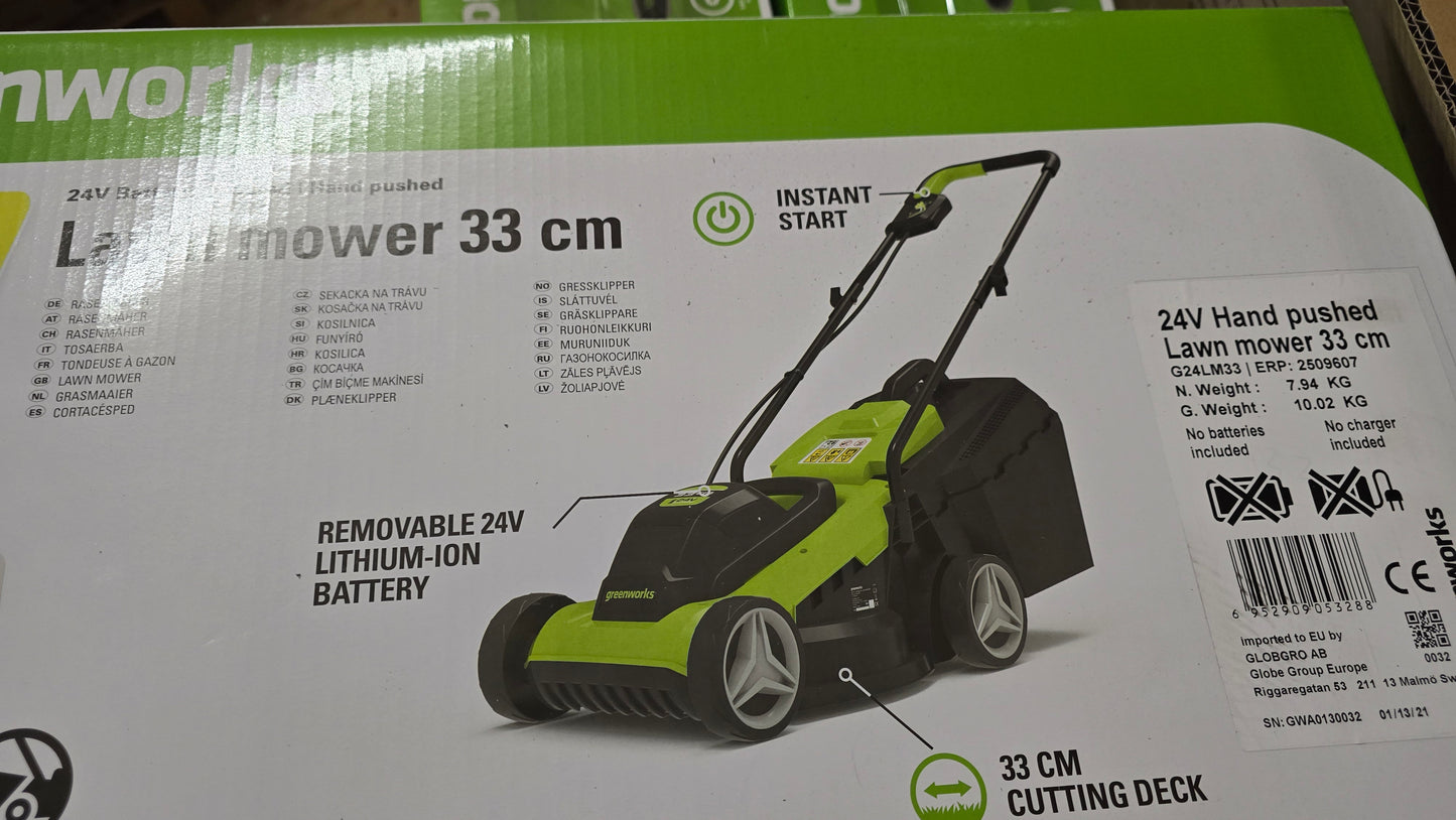 Elektro Rasenmäher 24V