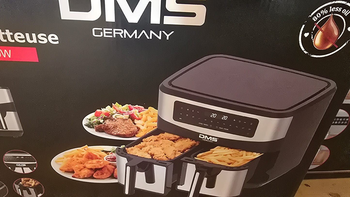 DMS Doppelkammer Heißluftfritteuse