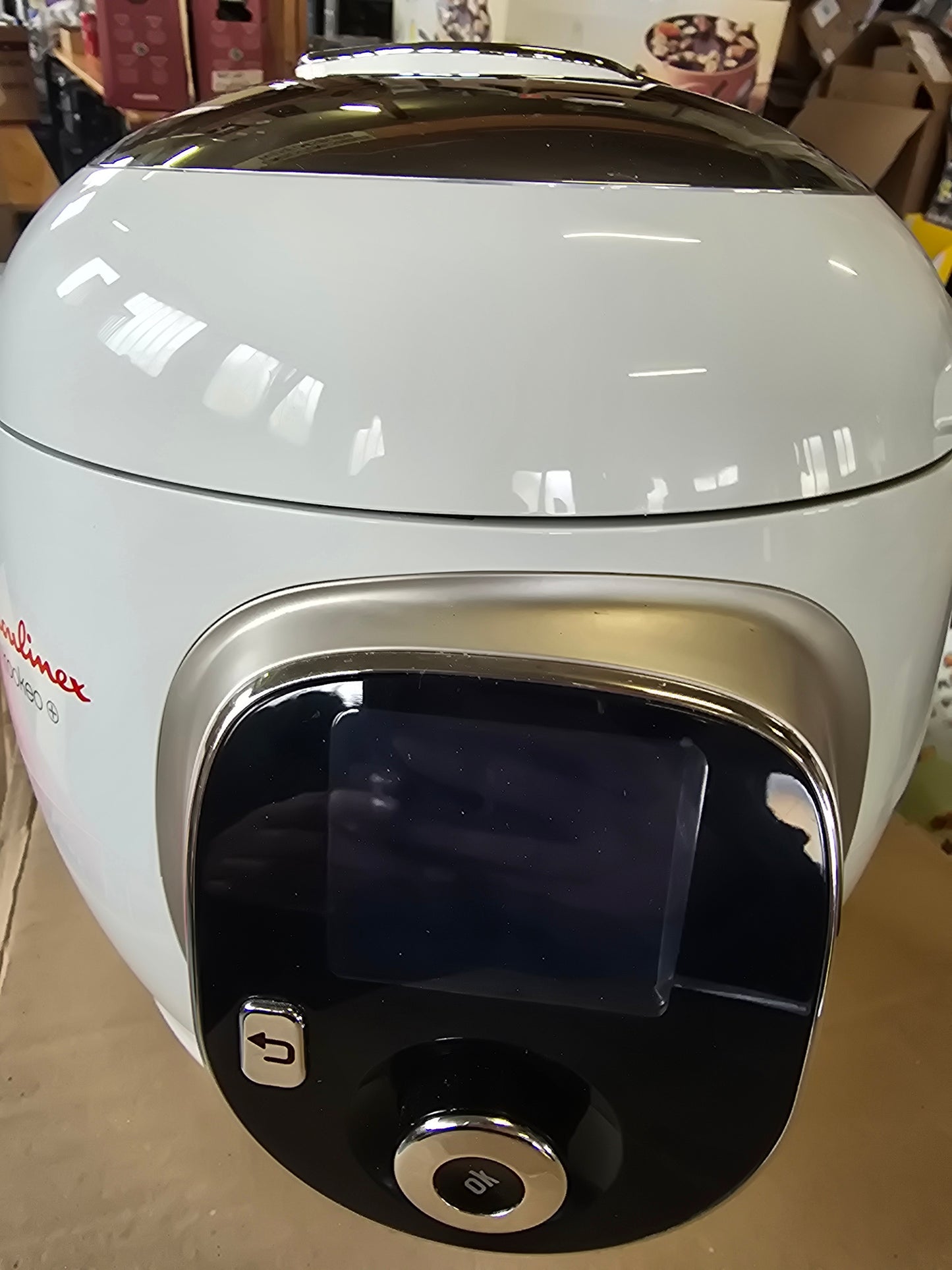 Moulinex Cookeo, 6l, 1600 W Silber, Weiß