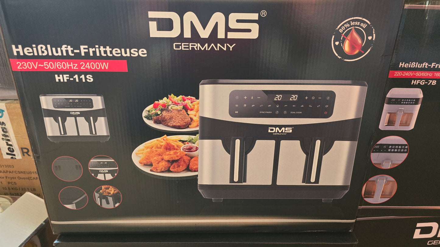 DMS Doppelkammer Heißluftfritteuse