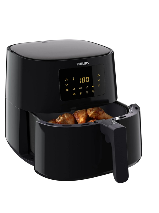 PHILIPS HD9270/90 Airfryer Essential XL Heißluftfritteuse (1,2 kg, 2000 Watt, Schwarz)