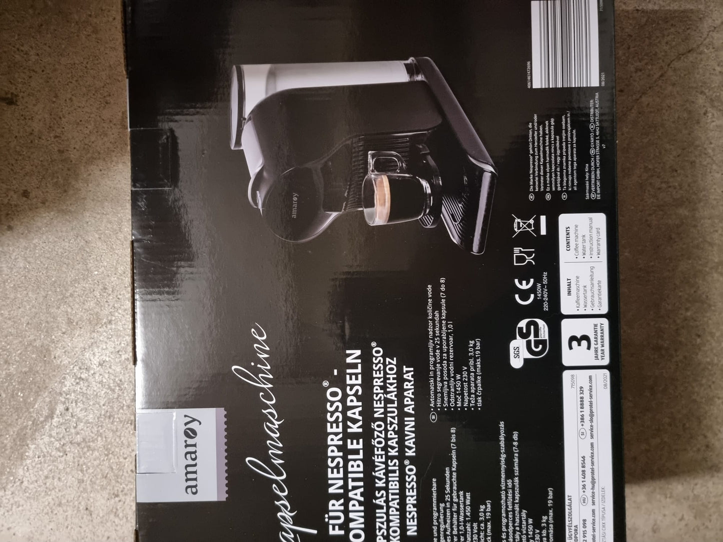 Kapselmaschine (Nespresso kompatibel) NEU!