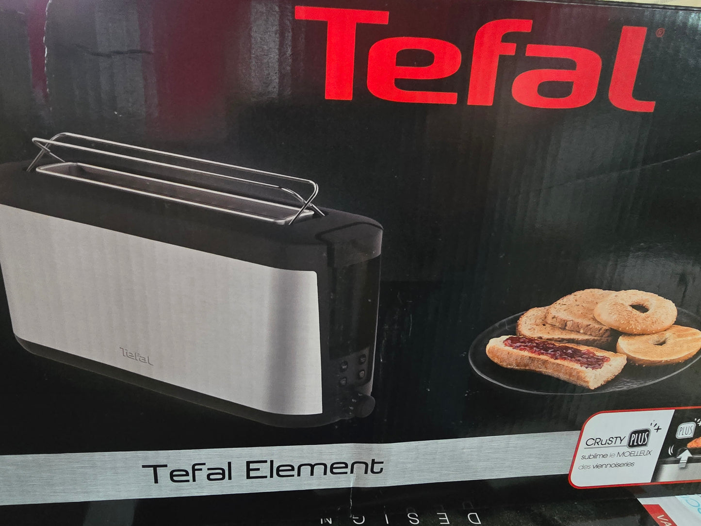 Tefal Element Langschlitz-Toaster, 1000W