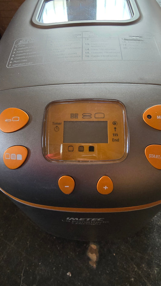 Imetec La Panetteria +Zeroglu Brotbackautomat, 20 Programme