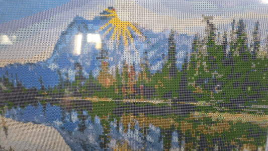 Diamond Painting Schneeberge